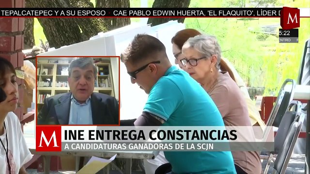 Así se realizó la entrega de constancias del INE para la SCJN