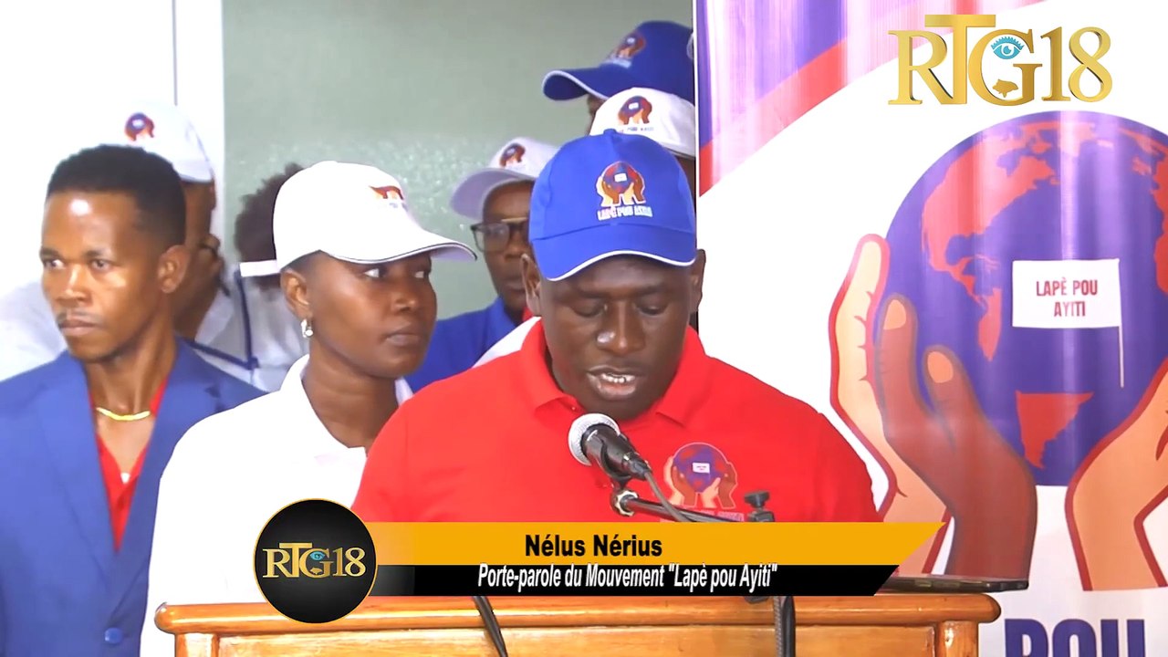 Lansman ofisyèl mouvman politik "Lapè pou Ayiti".