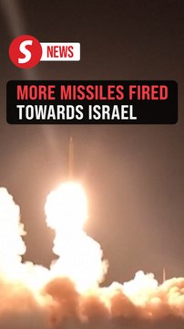 Iran shows more rockets said to be launched towards Israel