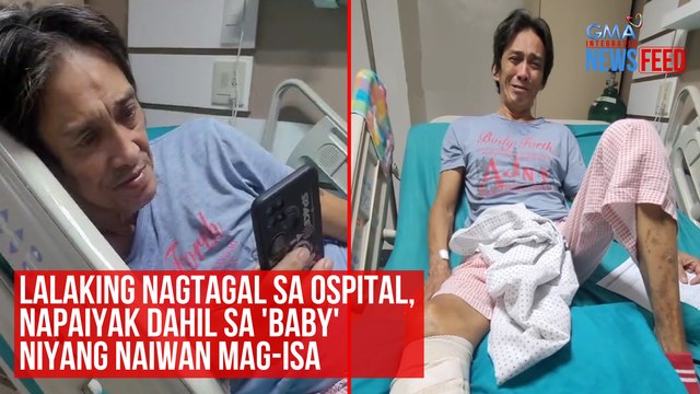 Lalaking nagtagal sa ospital, napaiyak dahil sa 'baby' niyang naiwan mag-isa | GMA Integrated Newsfeed