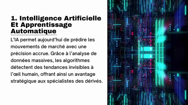 Djellal Djouad Partage 5 Technologies Qui Façonnent Le Trading De Dérivés