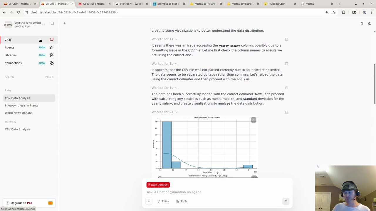 Mistral AI Chatbot: Le Chat Demo