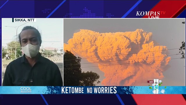 [FULL] Kondisi Terkini Sikka NTT-Warga Usai Erupsi Gunung Lewotobi Laki-Laki Masuk Status 'Awas'