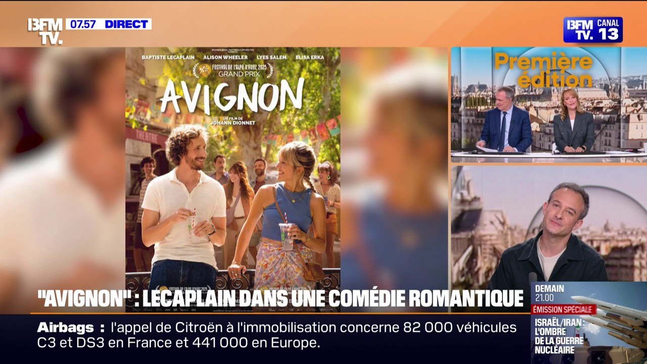 "Avignon": Baptiste Lecaplain en tête d'affiche...