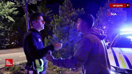 Nevşehir’de alkollü sürücü kazadan sonra suçu babasına attı