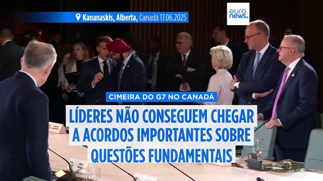 Líderes do G7 não conseguem chegar a acordos importantes sobre questões globais fundamentais após a partida antecipada de Trump