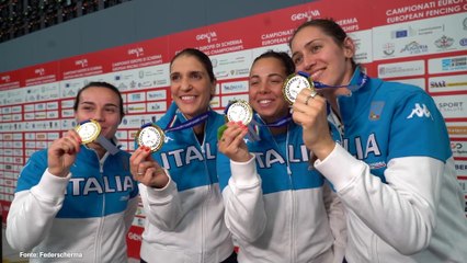 Fiorettiste d'oro agli Europei "Brave a non disunirci"