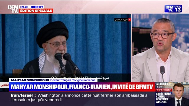Sans l'intervention d'Israël, jamais ces criminels de mollahs et les Gardiens de la révolution ne seraient partis : Mahyar Monshipour, boxeur français d'origine iranienne, était l'invité de BFMTV