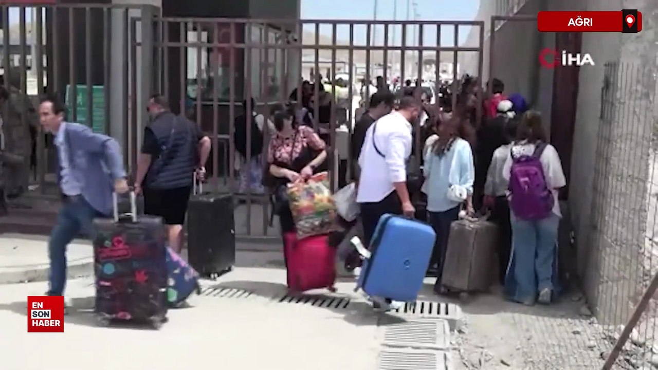 İranlılar Gürbulak Sınır Kapısı'na akın etti: Vatanımıza sahip çıkacağız
