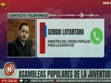 Min. Lotartaro: No hay país más democrático que nosotros y hoy lo está demostrando la juventud
