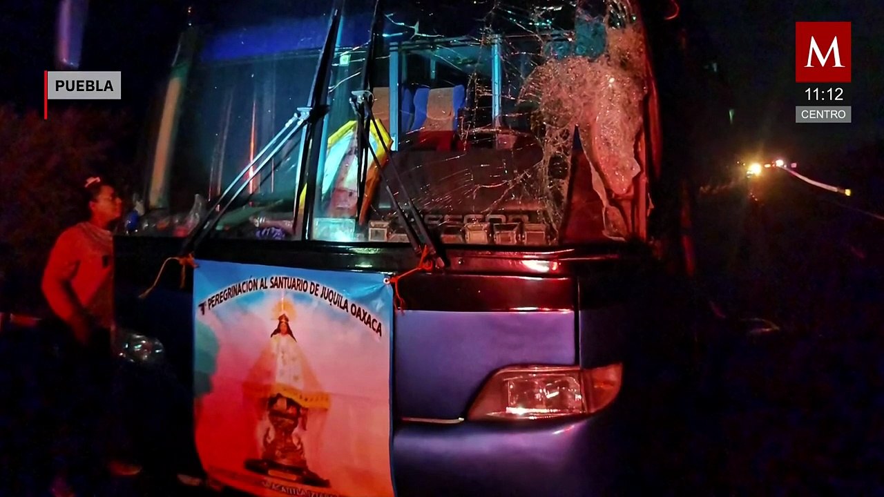 Peregrinos sobreviven a fuerte choque en la carretera Cuacnopalan-Oaxaca