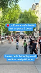 La rue de la République entièrement piétonne à Lyon