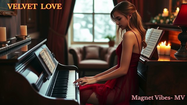 Velvet Affection│ Lovely Pianist│Gorgeous Female Pianist│Hot Girl Playing Piano│ Sheer Velvet Pleasure│ Relaxing Piano│Piano for Love