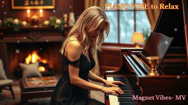 Piano-Vibe│ Lovely Pianist│Gorgeous Female Pianist│Hot Girl Playing Piano│ Piano Pleasure│ Relaxing Piano│Piano for Love