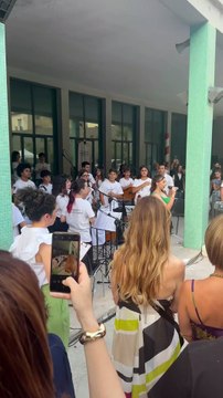 Pecoraro Scanio - Giovani musicisti di Castellammare di Stabia con inno nazionale per giornata europea della musica. (21.06.25)