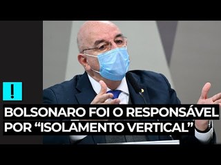 Osmar Terra diz que Bolsonaro foi o responsável por “isolamento vertical”