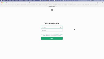 How to CREATE an Account & Sign Up w/ ChatGPT On a Mac / Desktop Computer - Basic Tutorial | New