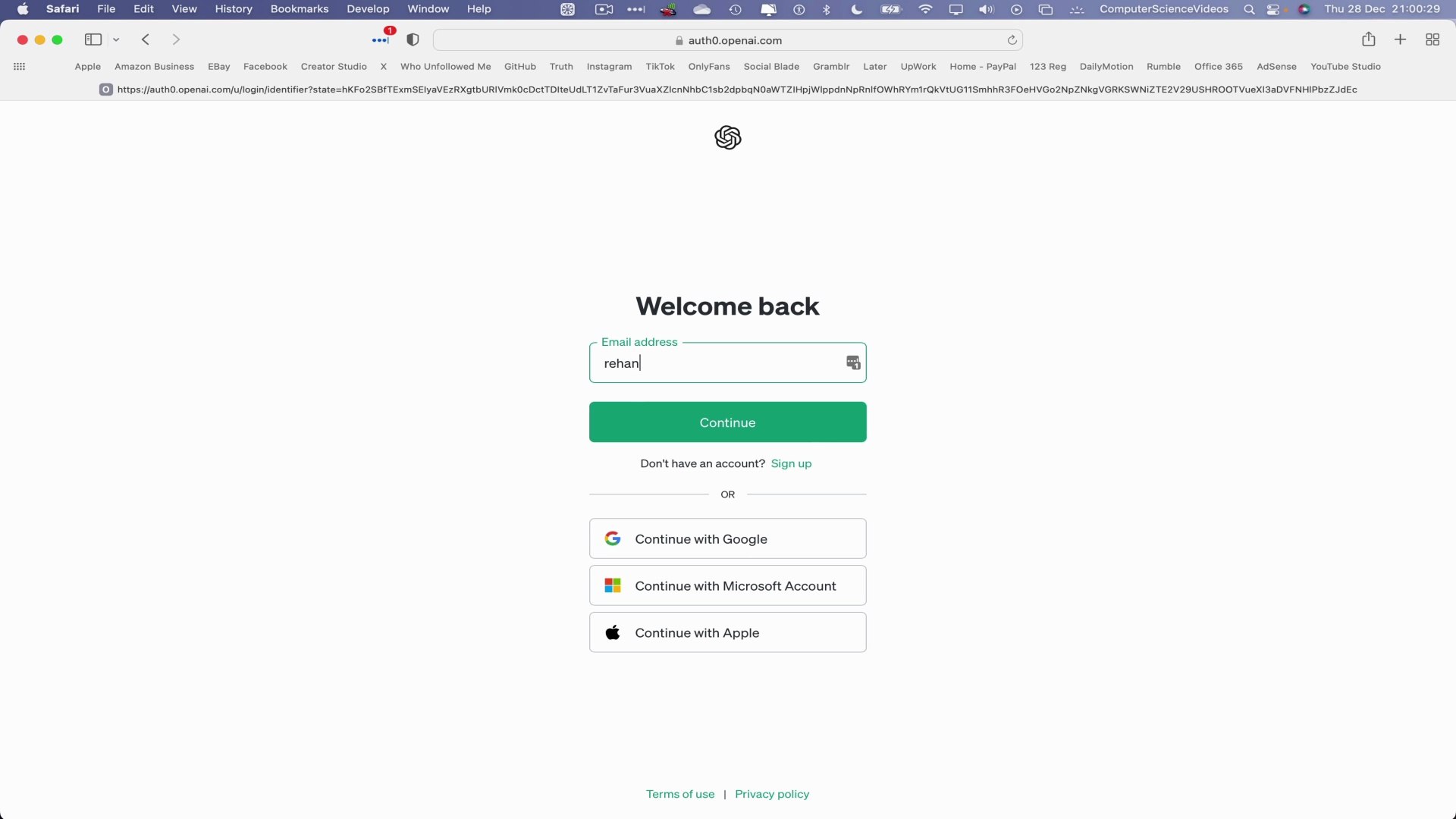 ⁣How to SIGN IN to Your Account w/ ChatGPT On a Mac / Desktop Computer - Basic Tutorial | New