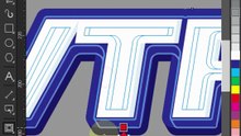 Create a simple and impressive 3D embossed text effect in CorelDraw
