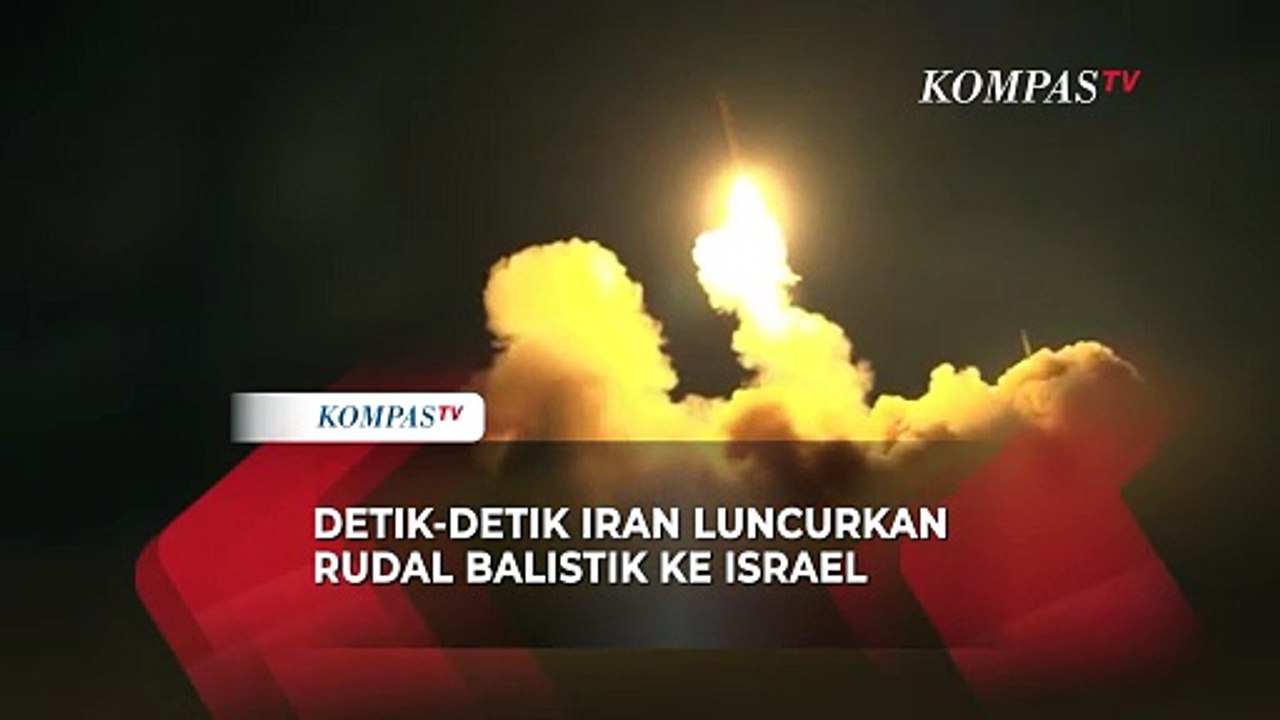 Garang! Rudal Balistik Militer Iran Diluncurkan Serbu Israel