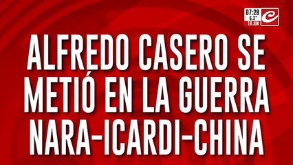Alfredo Casero se metió en la guerra Nara - Icardi - China... ¡y pidió conocer a Wanda!
