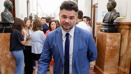 Rufián, tras su reunión con Sánchez: "He visto a un presidente tocado"