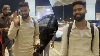 International Star Rapper & Singer AP Dhillon Spotted Clicking Snaps With Papz At Mumbai Airport