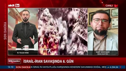 İranlı Gzt. Hamit Hosroşahi bölgedeki son durumu ve dünyaya yankısını anlattı