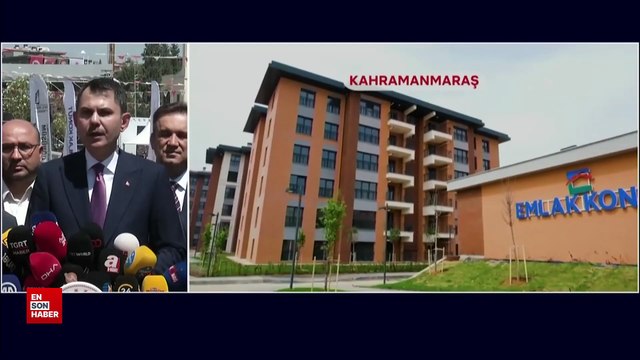 Murat Kurum: Yıl sonunda Kahramanmaraş'ta 75 bin konut ve iş yerini teslim edeceğiz