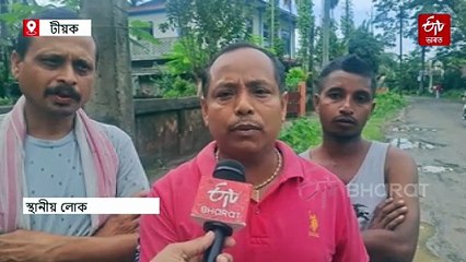 পথৰ মাজত পুখুৰী নে পুখুৰীৰ মাজত পথ, জৰাজীৰ্ণ পথে উদঙালে উন্নয়নৰ প্ৰকৃত ছবি