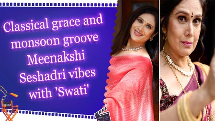 Actress Meenakshi Seshadri grooves on the 'Swati' songs!