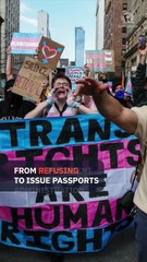 US judge blocks Trump passport policy targeting transgender people