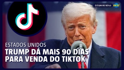 Trump prorroga prazo de venda do TikTok pela terceira vez