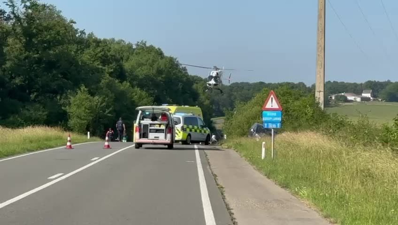 Accident de moto à Cerfontaine