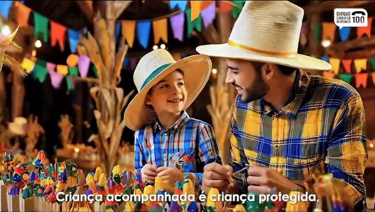 "Atenção e cuidado com as crianças",comenta Del Feliz em campanha de proteção infantil durante São João