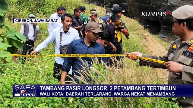 Tim SAR Masih Mencari 2 Petambang yang Tertimbun Longsor di Cirebon
