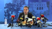 La conferenza stampa di Roberto Occhiuto sull'indagine che lo vede coinvolto