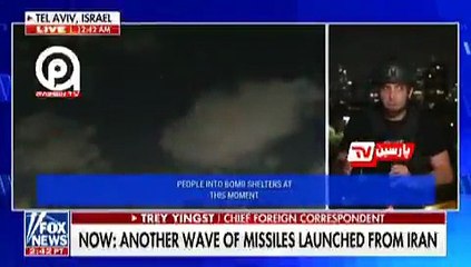 İran’ın füzesi aklını başından aldı: Fox muhabiri canlı yayını bırakıp kaçtı