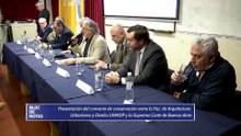 Presentación del convenio de conservación entre la Facultad de Arquitectura Urbanismo y Diseño - UNMdP y la Suprema Corte de Justicia de la Provincia de Buenos Aires