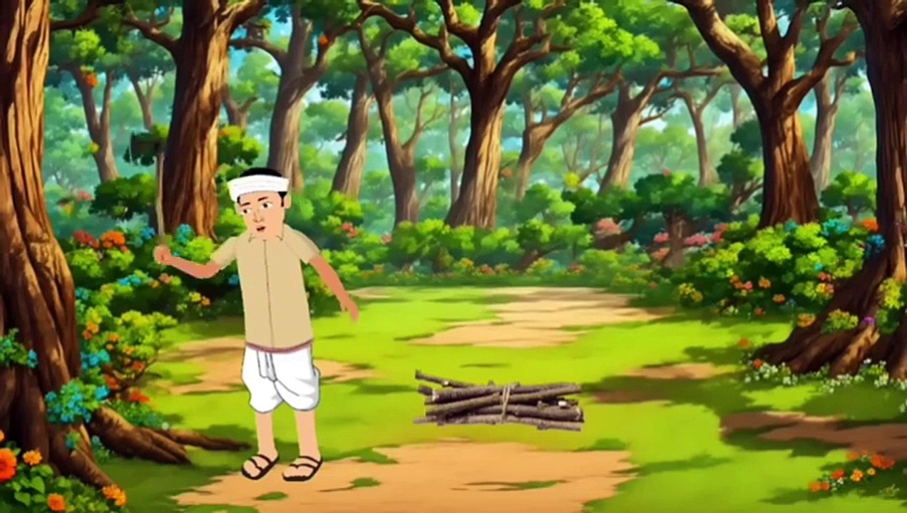 जादुई मूर्ति और गरीब लकड़हारा । Jadui murti or Gareeb lakadhara | moral story | hindi kahani | story