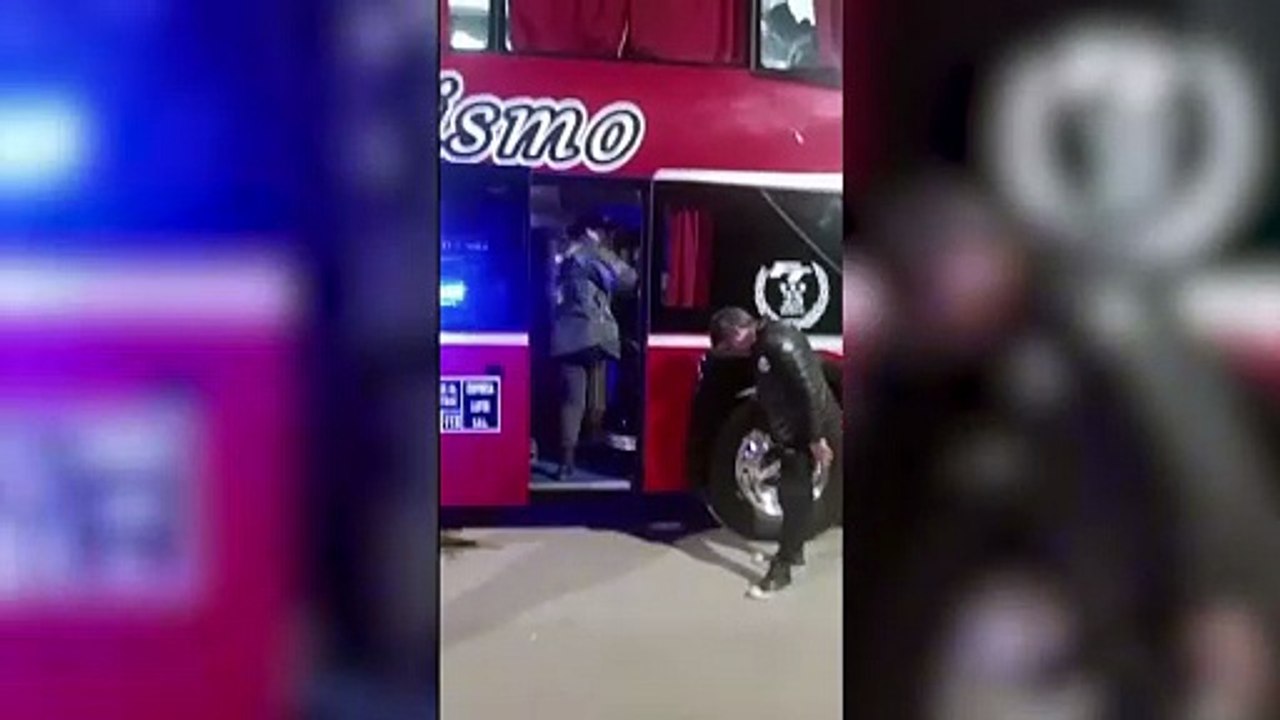 Controlan a los micros que llegan a CABA