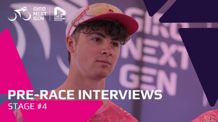 Giro Next Gen 2025 | Stage 4: Pre-race interviews