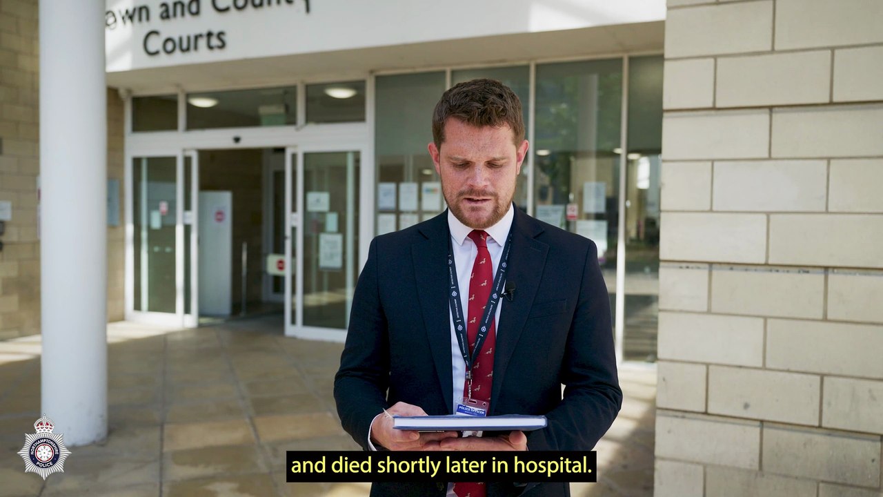 Detective Chief Inspector Johnny Campbell of the East Midlands Special Operations Unit speaking after the sentencing