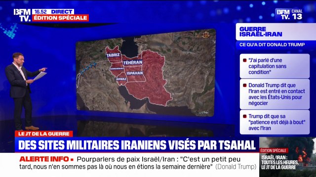 Israël affirme avoir détruit le quartier général de la sécurité intérieure iranien à Téhéran