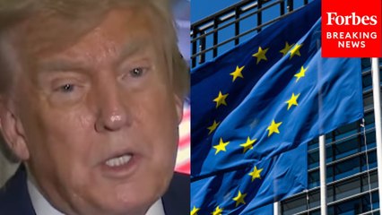 Trump Asked About Status Of Trade Deals With European Union And Japan