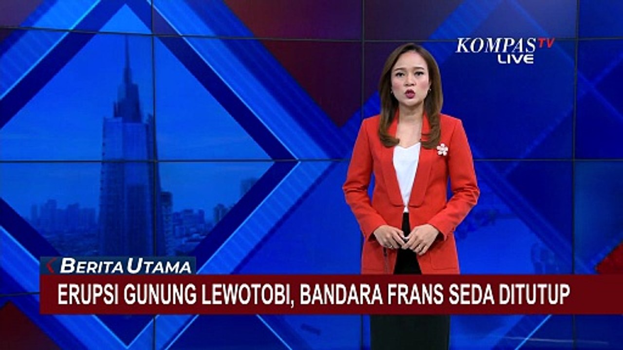 Erupsi Gunung Lewotobi: Jalanan Diselimuti Abu Vulkanik, Warga Diimbau Gunakan Masker