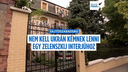 Bepereli a Szuverenitásvédelmi Hivatalt az első magyar Zelenszkij-interjú készítője
