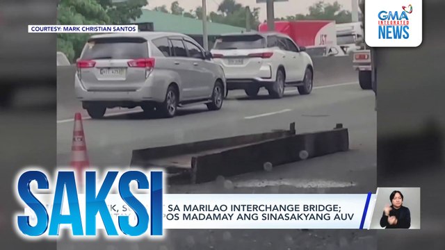 Truck, sumabit sa Marilao Interchange Bridge; isa patay matapos madamay ang sinasakyang AUV | Saksi