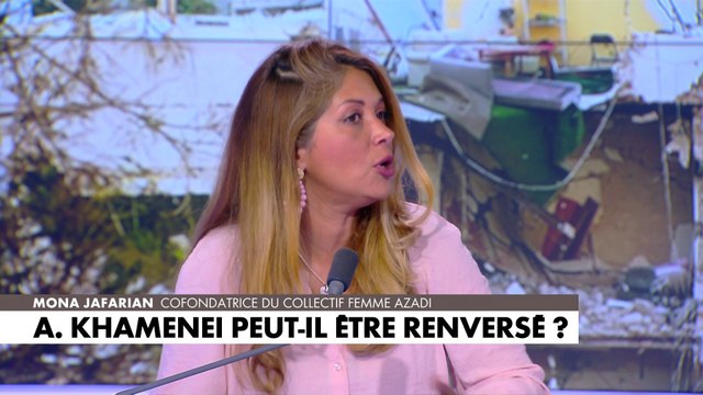 «Dès les premières frappes, on a compris que le but était la chute de ce régime», dit Mona Jafarian