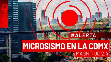 🚨¡Última Hora! Microsismo de magnitud 2.4 en Álvaro Obregón
